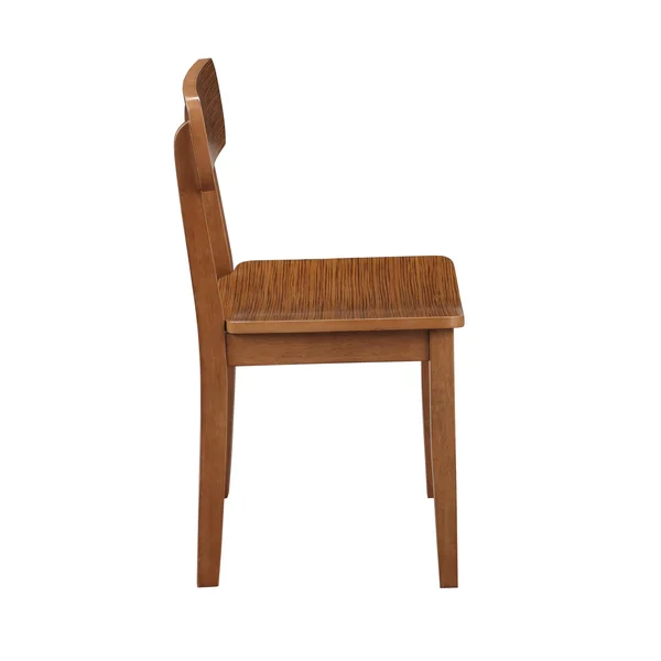 Boraam Ind. Hagen Zebra Series Chair (Set of 2), Size: Rich Walnut, Brown