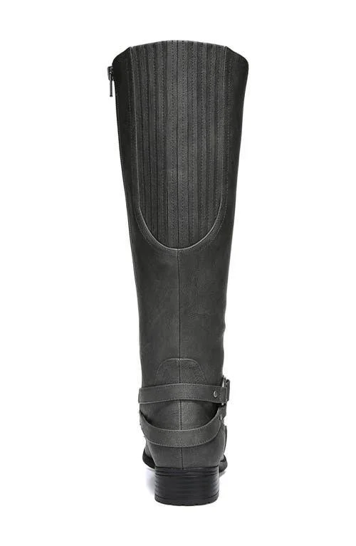 LifeStride Women's X-Felicity Riding Boot - Dark Grey Synthetic