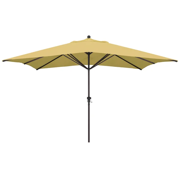 California Umbrella 11 ft. Rectangular Aluminum Market Umbrella, Wheat