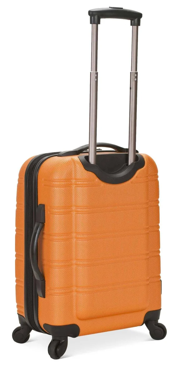 Rockland Magenta Melbourne 20-in. Expandable ABS Carry on