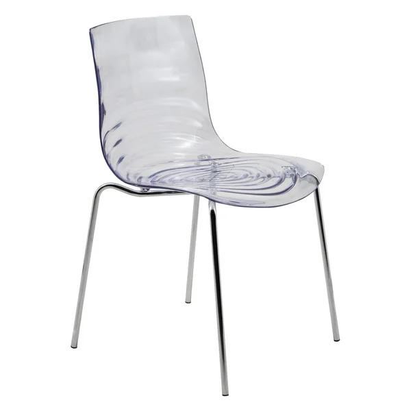 LeisureMod Astor Modern Dining Chair Clear