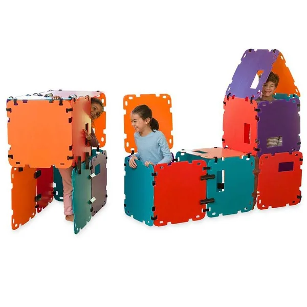 HearthSong 32-Piece Mighty Fantasy Forts Color Block Set Special