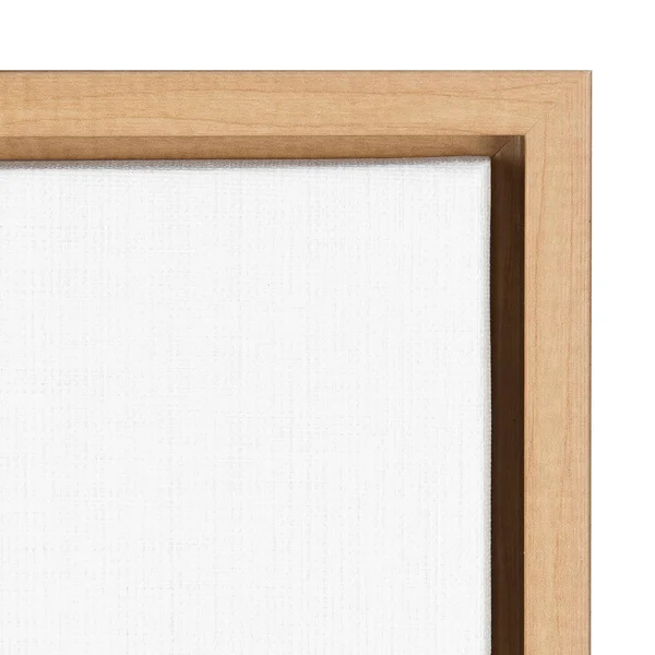 Soundless Beauty I by Isabelle Z Framed Canvas Art - Plastic - Brown