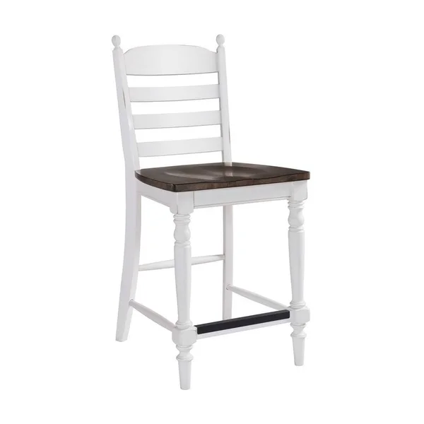 Intercon Kipper Downs Farmhouse Antique White Counter Chairs (Set of 2)
