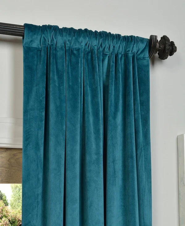 Signature Blackout Velvet Curtain Panel