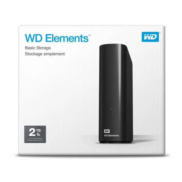 WD Elements Desktop 2 TB External HDD - WDBWLG0020HBK - USB 3.0