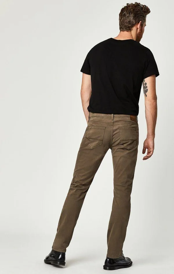 Mavi Men's Zach Straight Leg in Morel Sateen Twill - Men's Jeans