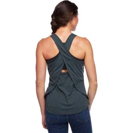 Black Diamond Women's Splitter Tank - Small - Carbon Stripe