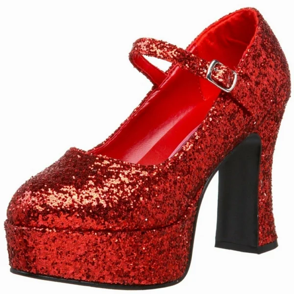 Funtasma - MARYJANE-50G 6 - Red Glitter