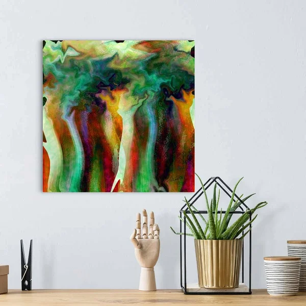 Opulent Foliage - Canvas Wall Art, 16x16, Great Big Canvas