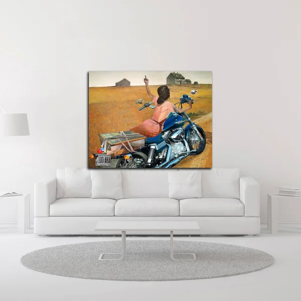Leaving by Barry Kite, Print on Canvas, Ready to Hang