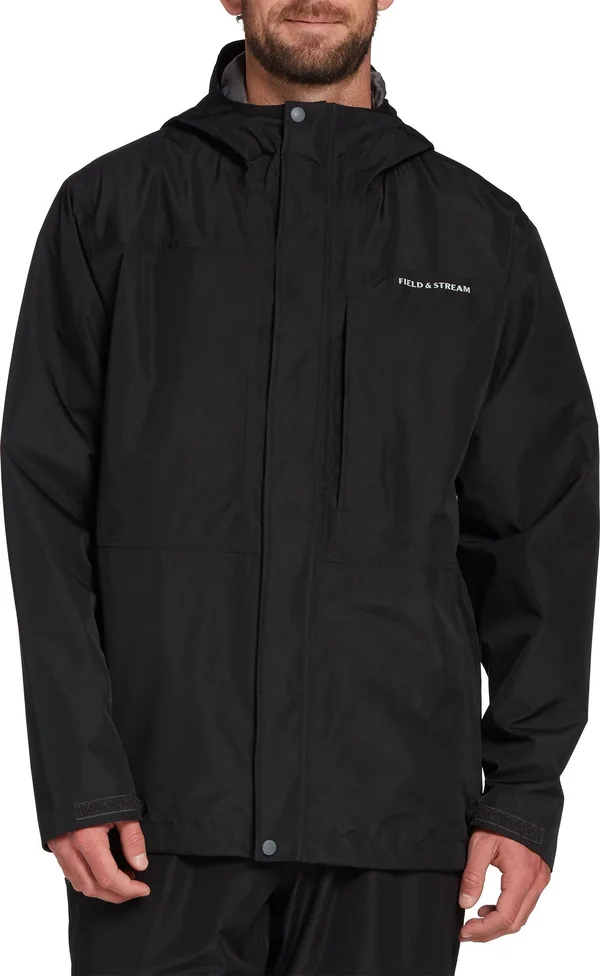 Field & Stream Men's Squall Defender 2.0 Fishing Jacket, Large, Black