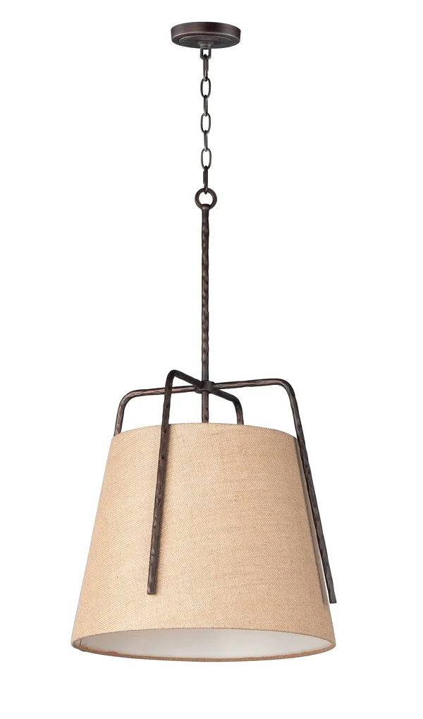Maxim Lighting 10199BROI Pitchfork - 1 Light Large Pendant Oil Rubbed Bronze