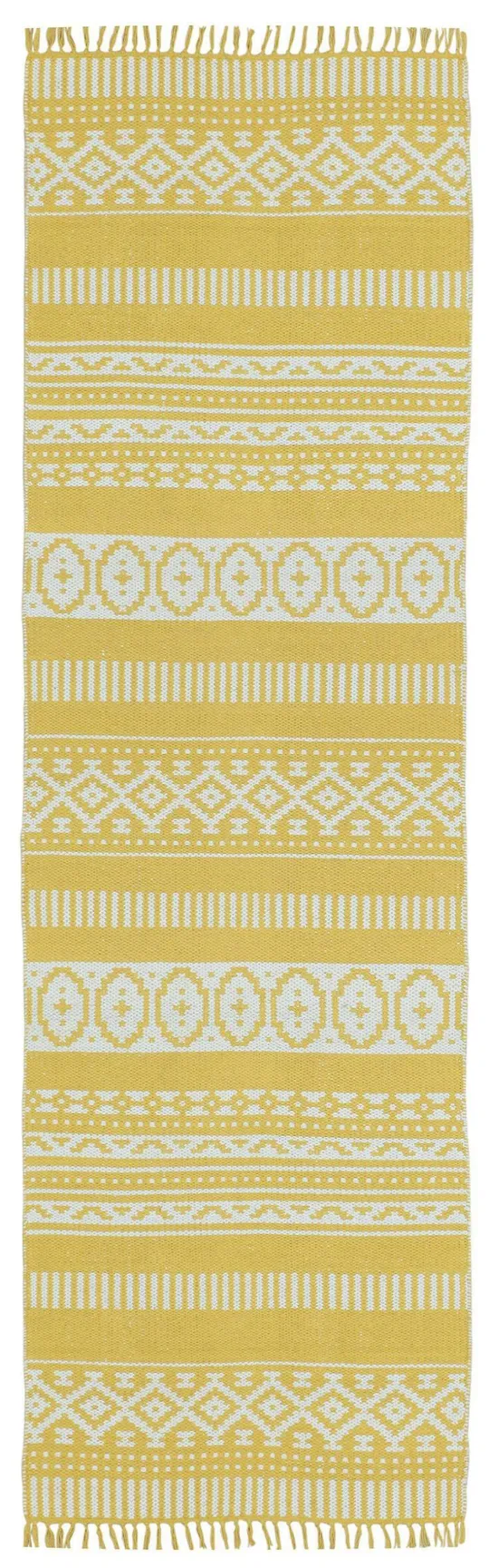 Complex Yellow Geo 2 ft. 6 in. x 8 ft. Runner
