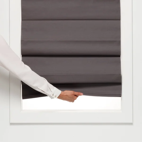 Taylor & Olive Halfway Grey Insulating Cordless Roman Shade - 61 x 72