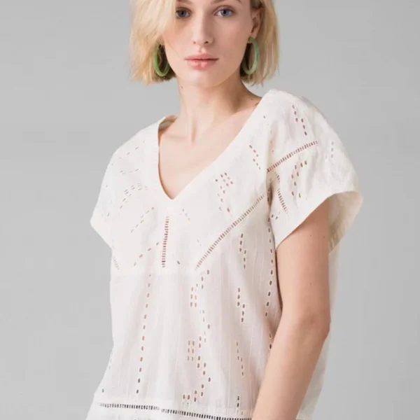Prana - Women's Keelie Top - Soft White, Large