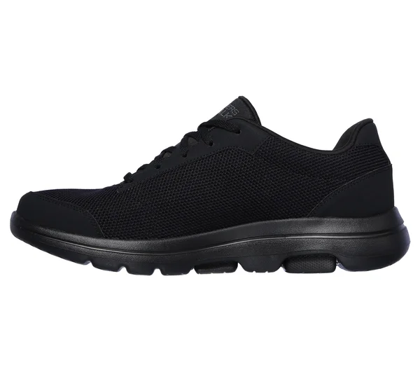 Skechers Men's GOwalk 5 Walking Shoes, Black/Black, 10.5