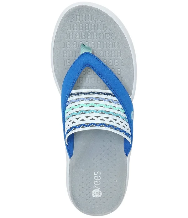 Bzees Women's Cabana Thong Sandals - Taupe - 6M