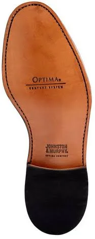 Johnston & Murphy Men's Melton Cap Toe Oxfords - Burgundy, 12 C Width