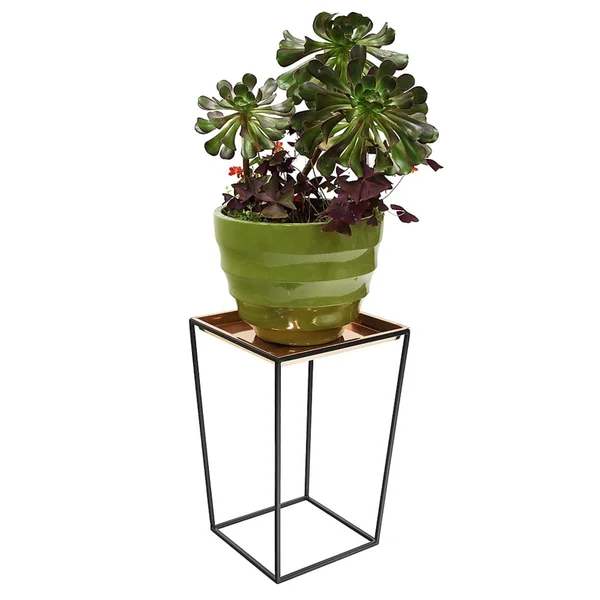Achla FB-46C Arne Stand with Copper Tray Tall