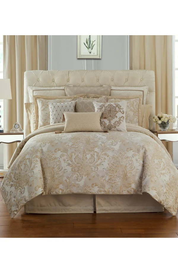 Waterford Annalise Comforter Set, King - Gold