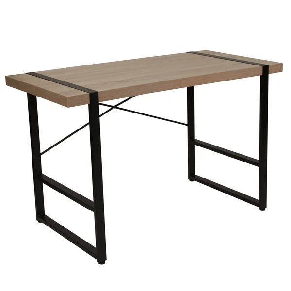 47.25x22 Brown and Black Contemporary Console Table
