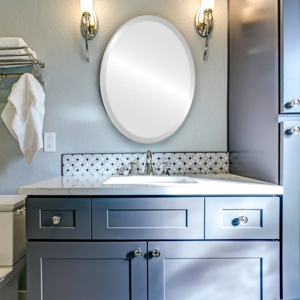 Singapore Framed Oval Mirror - Silver Spray - 24 5/8x22x36 5/8x22
