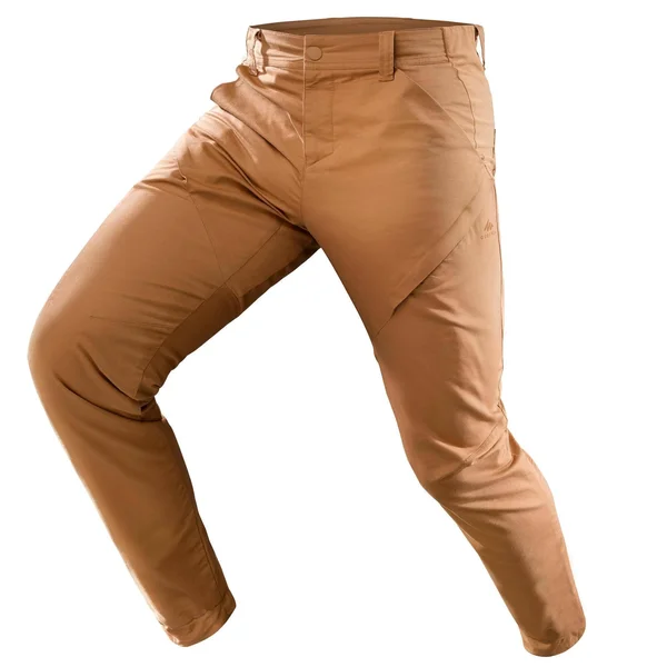 Quechua Men's Nh500, Slim Hiking Pants in Hazelnut, Size XL/2XL