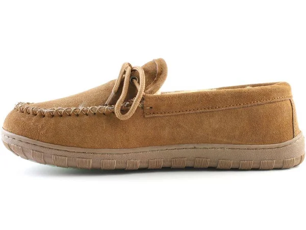 Cloud Nine Sheepskin Men's Moccasin - Chocolate M, 7