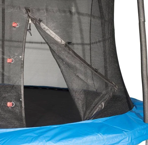 Jumpking 10 Foot Outdoor Trampoline 78sqft & Safety Net Enclosure, Blue JK10VC1
