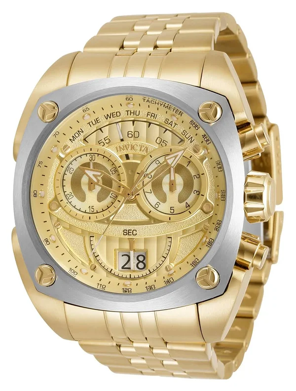 Invicta Reserve Chronograph Quartz Gold Dial Men's Watch 32072