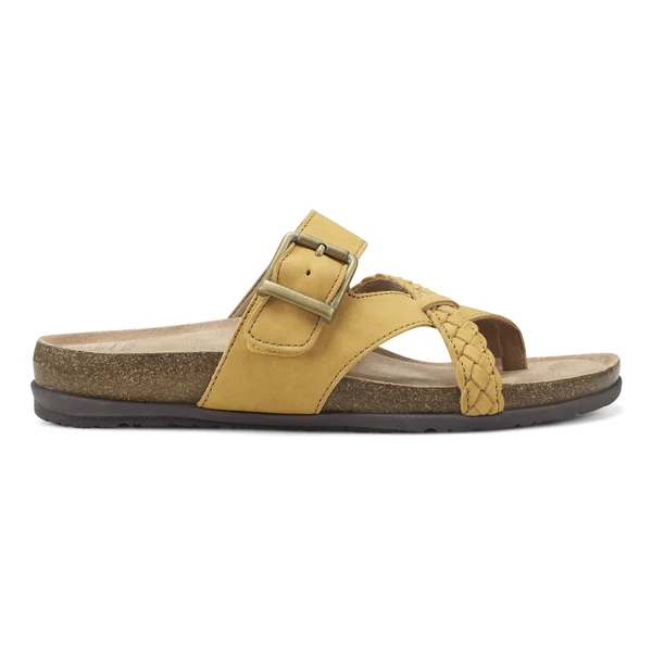 Women's Earth Origins Foster Sandal - Yellow - Size 9.5