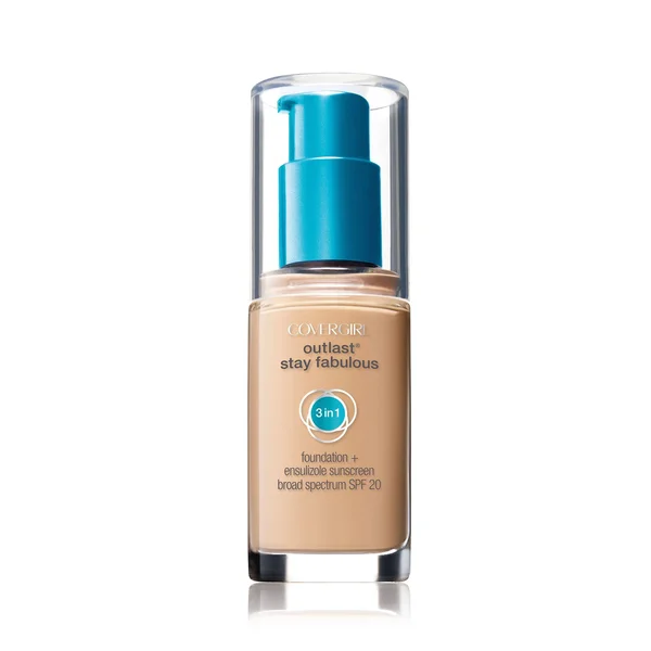 CoverGirl Outlast Stay Fabulous 3-in-1 Foundation, Creamy Natural 820 - 1 fl oz bottle