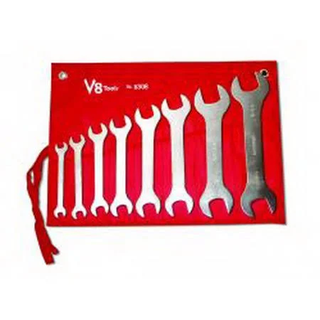V8 Tools T8308 Super Thin Open End Wrench 8pc Set - SAE, Price/Set