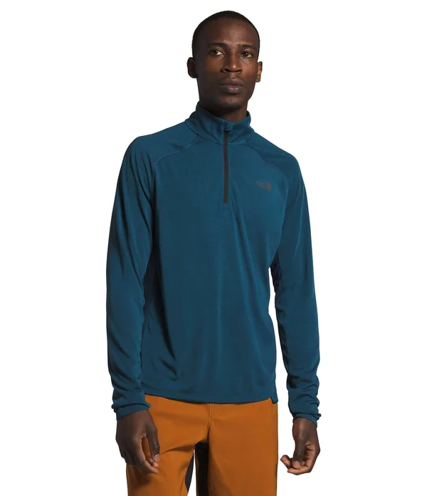 The North Face Men's Essential 1/4 Zip Pullover: Blue Wing Teal