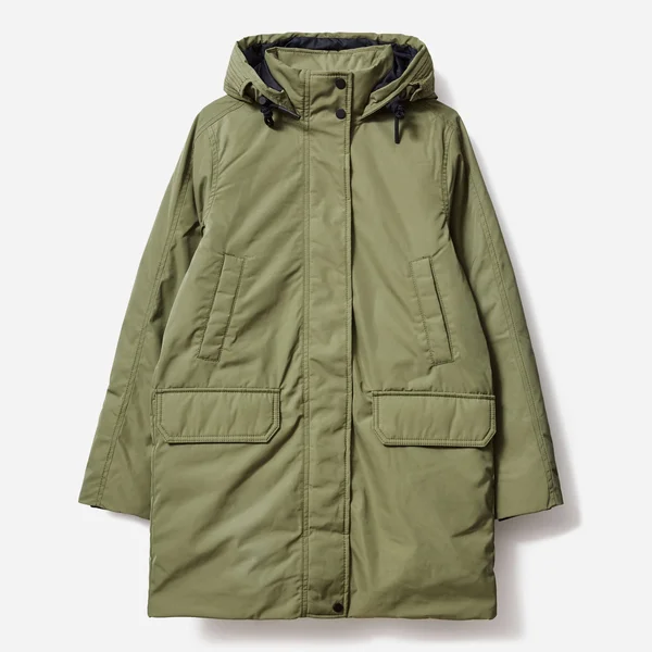 Women's Re:Down Military Parka by Everlane in Dark Moss, Size Xxs