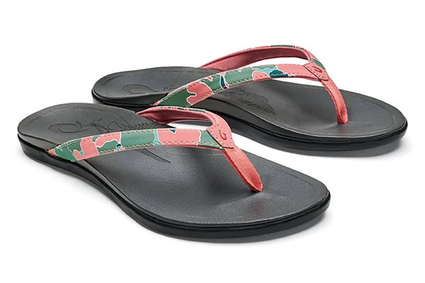 Olukai Women's Ho&opio Ae&o Sandals Kalo/Dark Shadow Size - 7
