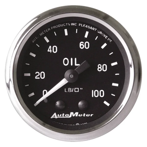 AutoMeter 201006 Cobra Mechanical Oil Pressure Gauge