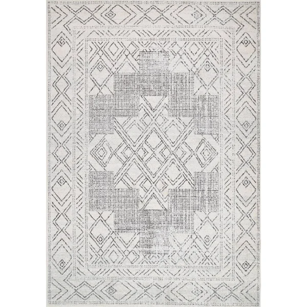 nuLOOM Solange Transitional Tribal Beige 8 ft. x 10 ft. Area Rug