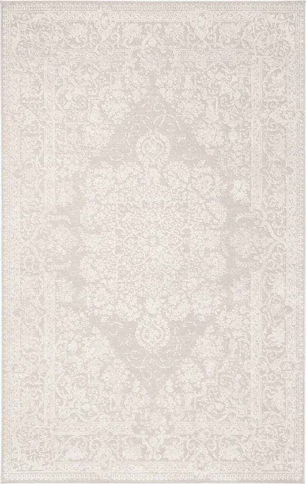 Safavieh Reflection RFT664D 9& x 12& Creme, Ivory Rug