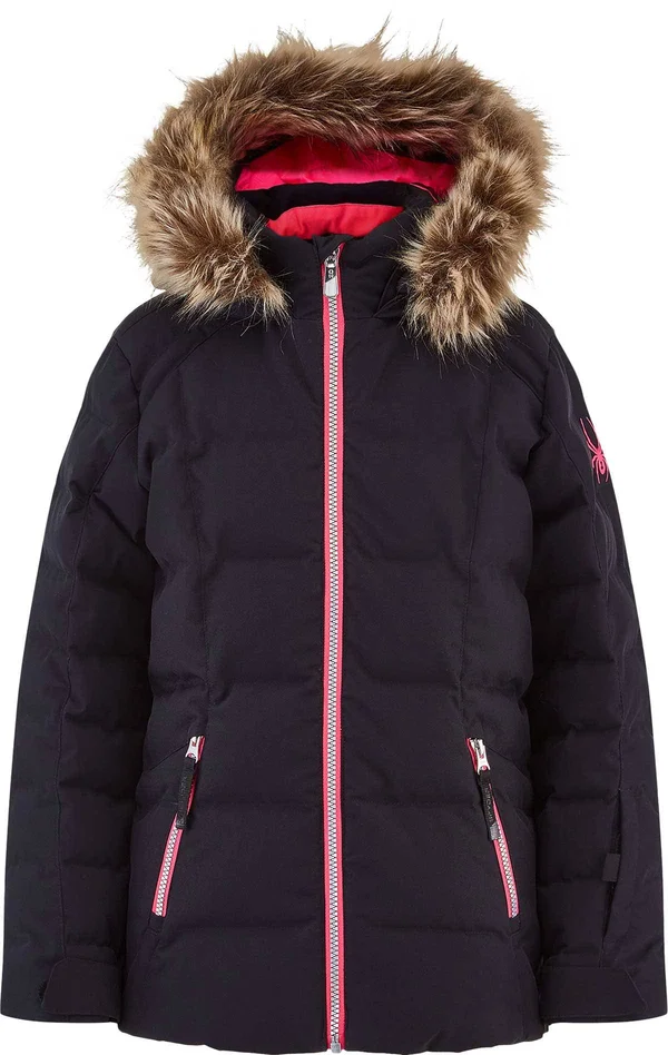 Spyder Girls Atlas Synthetic Down Jacket Black, 14