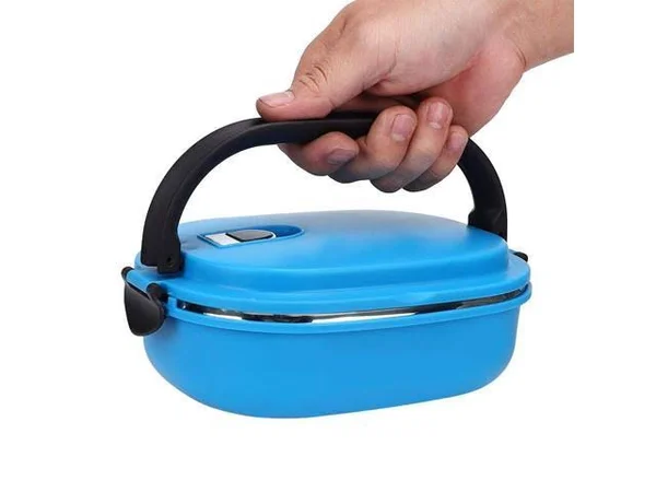 900ml Single Layer Lunch Box Insulated Bento Box Thermal Stainless Steel Food Container with Air Hole for Pinic Camping Travelin