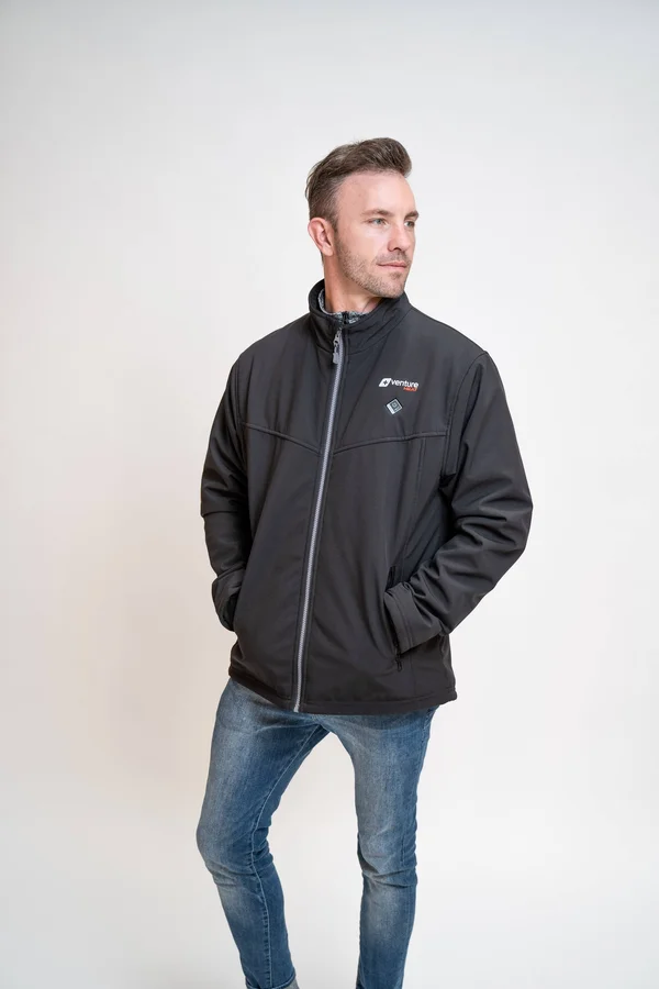 Venture Heat Men's Softshell Heated Jacket with Battery - Windproof X-Large