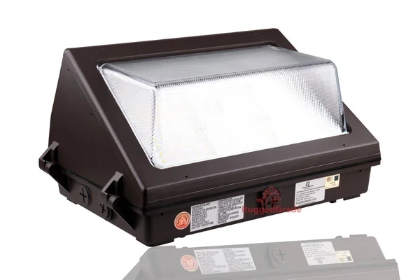80 Watt LED Wall Pack Light - 11, 600 Lumens - 3000K Warm Whitee - High Efficiency 140 Lumen to Watt- DLC Premium Listed - Dorado