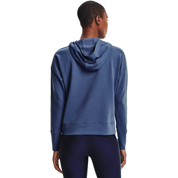 Under Armour Women's Rival Terry Taped Hoodie Blue S