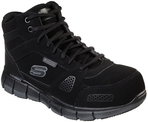 Skechers Men's Work Telfin Penticton ESD High Top - Black
