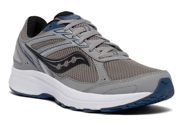 Saucony Men's Cohesion 14 Shoes - Grey Blue in Size 11
