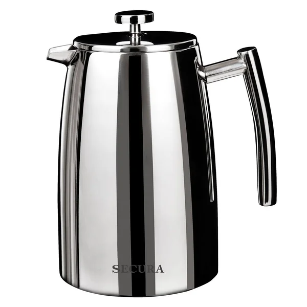 Secura 1500ml French Press Coffee Maker, 50-Ounce, Stainless Steel 18/10 Extra