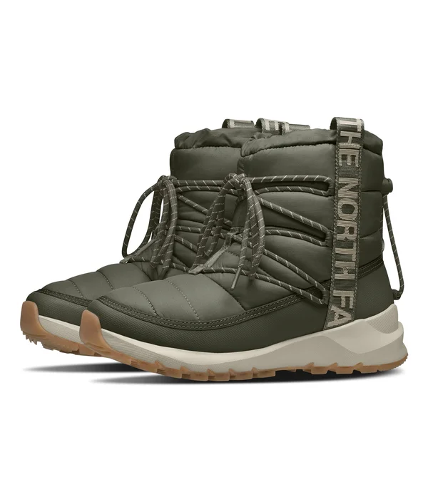 The North Face Thermoball Lace Up 6 Women's Taupe Green