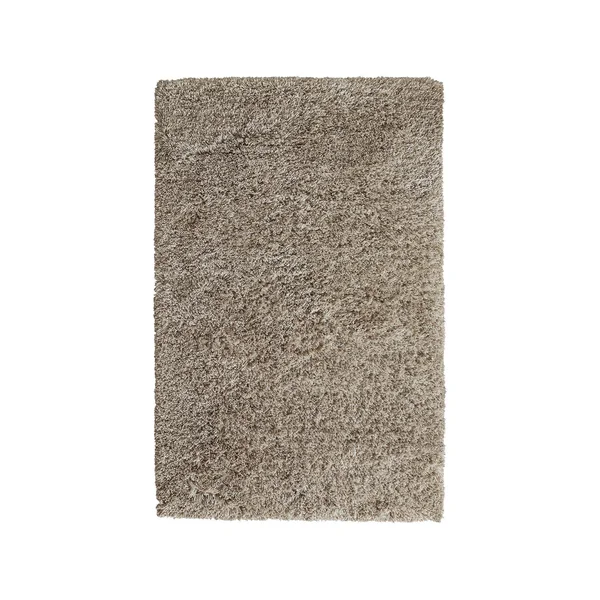 Weave & Wander Gendry Latte Tan 8 ft. x 10 ft. Shag Polyester Area Rug